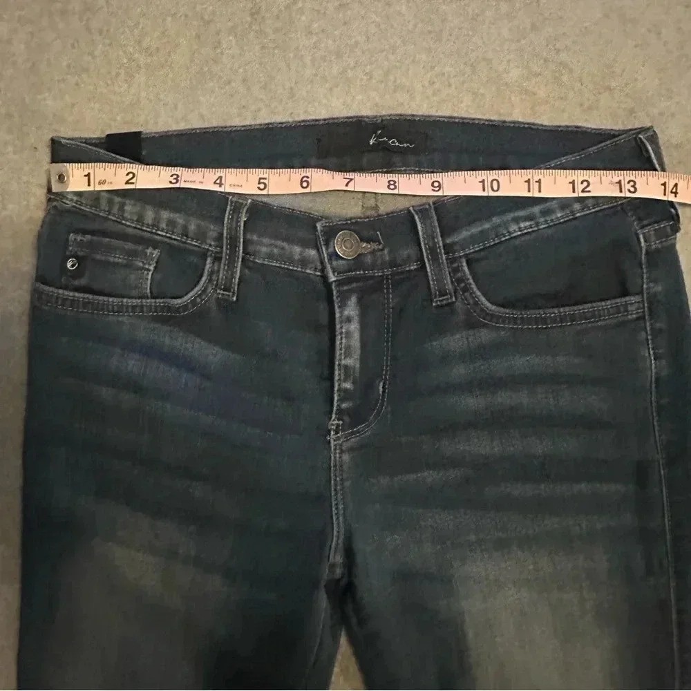 Kancan Low Rise Skinny Stretch Cropped Jean zipper ankle size 27 - Picture 9 of 11